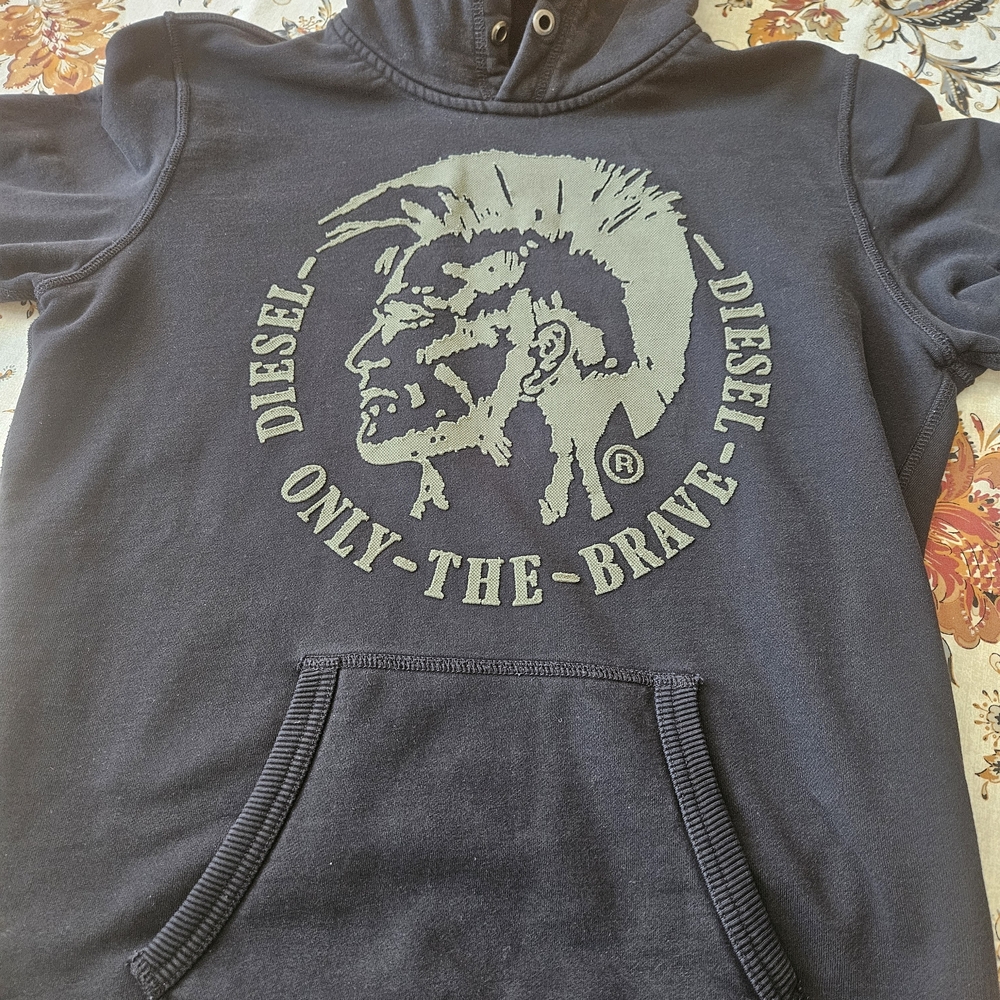Diesel Black Graphic Hoodie